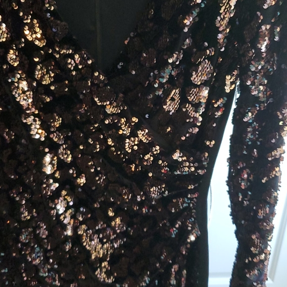 nwt women's Julie Jordan sz 6 sequen dress - Picture 2 of 5